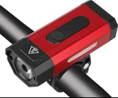 XBYC 6127 800 Lümen Bisiklet Ön Lamba Far Aydınlatma Usb Şarjlı Kırmızı thumbnail 1