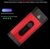 XBYC 6127 800 Lümen Bisiklet Ön Lamba Far Aydınlatma Usb Şarjlı Mavi Renk thumbnail 8