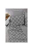 Sheri Home Pamuklu 2'li Yastık Kılıfı 50x70 Blackwhitecs1453 Özel Seri thumbnail 2