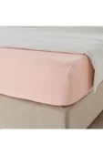Sheri Home Tekstil Çift Kişilik Düz Pamuklu Çarşaf Takımı Toz Pembe180x200+30 King Size Fitted0012 thumbnail 2