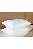 Sheri Home Tekstil Farrant 2'li Eco Kapitoneli Yastık - Beyaz thumbnail 2