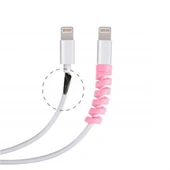 4lü Apple, Android Şaj Kablosu Koruyucu Silikon Spiral Yay Aparat thumbnail 3