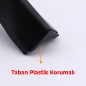 Kesit 14 cm Siyah Metal Mobilya Ayağı Ayakları Ünite Baza Koltuk Kanepe Sehpa Masa Tabure Siyah thumbnail 2