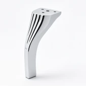 Kesit 14 cm Gümüş Krom Renk Metal Mobilya Ayağı Ayakları Ünite Baza Koltuk Kanepe Sehpa Ayakları thumbnail 6