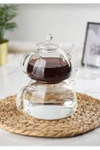 Dore Isaya Dayanıklı Borosilikat Cam Çaydanlık 750/1300 ml thumbnail 1