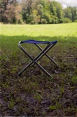 4 Adet Lacivert Tabure Katlanır Balıkçı taburesi, kamp taburesi, piknik taburesi thumbnail 2