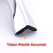 Kesit 14 cm Gümüş Krom Renk Metal Mobilya Ayağı Ayakları Ünite Baza Koltuk Kanepe Sehpa Ayakları thumbnail 3