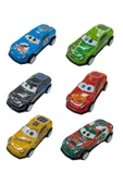 Cars Spor Araba Seti Çek Bırak Cars Oyuncakları 6'lı thumbnail 1
