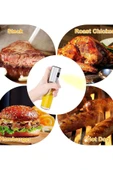 Sprey Cam Yağdanlık 100 ml Fısfıs Yağdanlık Sirke Airfryer Zeytinyağı Limon Yağ Püskürtücü Yağlık - 4
