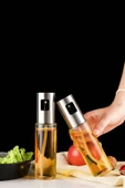 Sprey Cam Yağdanlık 100 ml Fısfıs Yağdanlık Sirke Airfryer Zeytinyağı Limon Yağ Püskürtücü Yağlık - 8