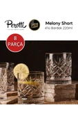 Perotti Melony 8 Parça Bardak Seti, 4 Ad Meşrubat - 4 Ad. Su Bardağı thumbnail 3