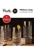 Perotti Melony 8 Parça Bardak Seti, 4 Ad Meşrubat - 4 Ad. Su Bardağı thumbnail 4