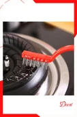 3 Adet Ocak Fırın Mangal Izgara Airfryer Temizliği Tel Pas Sökme Fırçası 3lü Yağ Temizleme Fırçası thumbnail 6