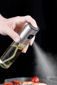 Sprey Cam Yağdanlık 100 ml Fısfıs Yağdanlık Sirke Airfryer Zeytinyağı Limon Yağ Püskürtücü Yağlık - 6
