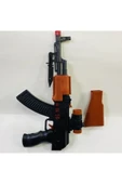Pilli Sesli Işıklı Tüfek Ak-47 Oyuncak thumbnail 2
