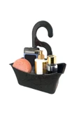 Hook Çok Amaçlı Duş Banyo Sepeti Organizer - Siyah thumbnail 2