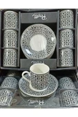 Perotti Aldon 4’lü Porselen Kahve Fincanı thumbnail 2