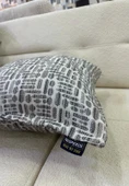 NİVEMESHOME ELYAF DOLGULU KIRLENT 45X45 LİSA 04 GRİ - 2