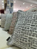 NİVEMESHOME ELYAF DOLGULU KIRLENT 45X45 LİSA 04 GRİ - 1