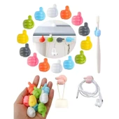 Gen-Of Yapışkanlı Mini Askılık Ve Kablo Tutucu 10 Lu GKH thumbnail 1