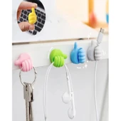 Gen-Of Yapışkanlı Mini Askılık Ve Kablo Tutucu 10 Lu GKH thumbnail 4