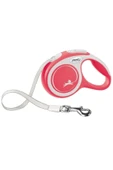 New Comfort Otomatik Şerit Köpek Gezdirme Tasma L Kırmızı 5 M - 1