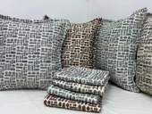 NİVEMESHOME KIRLENT KILIFI 45X45 LİSA 02 YEŞİL - 1