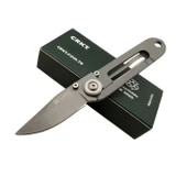 Crkt Mini Titanyum Düz Çakı Marka:CRKT Ürün Kodu: 5500TD 14,5 CM thumbnail 2