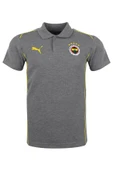 Fenerbahçe Orijinal Lisanslı 2024/25 A Takım Polo Yaka Gri T-Shirt thumbnail 1