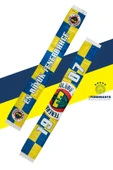 Fenerbahçe Orijinal Lisanslı 2024/25 A Takım Polo Yaka Gri T-Shirt + Şal Kaşkol Set Hediyelik Ahşap Kutulu - 3