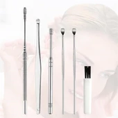 6 Parça Paslanmaz Çelik Kulak Balmumu Toplayıcı Çıkarıcı Temizleyici Bakımı Çubuk Seti thumbnail 4