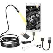 3in1 Micro Usb+type-c+usb A) Android Uyumlu 8 Mm Işikli 5 Metre Endoskop Yilan Kamera - 3