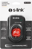 S-link SL-06 16A 3500W 450 Joule Akım Korumalı Tekli Priz - 2