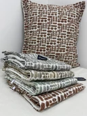 NİVEMESHOME KIRLENT KILIFI 45X45 LİSA 01 KİREMİT - 1