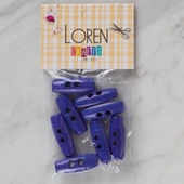 Loren Crafts saks mavi8 li çoban düğmesi - 57 thumbnail 1