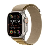 APPLE Watch Ultra 2 GPS + Cellular 49mm Natural Titanium Case with Tan Alpine Loop - Large - 2