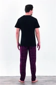 Estiva %100 Pamuk İnterlok Kısa Kol Erkek Pijama Takım thumbnail 8