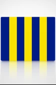 qasul Sarı Lacivert Mouse Pad Kaydırmaz Dikişli Mousepad - 3