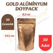 Gold Alüminyum Doypack 8,5x14,5x5 cm (50 Adet) thumbnail 1