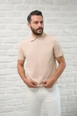 San&Fa Slimfit Fermuar Kapamalı Rayon Kumaş Likralı Polo Yaka T-shirt thumbnail 3