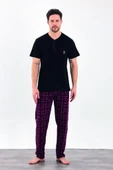 Estiva %100 Pamuk İnterlok Kısa Kol Erkek Pijama Takım thumbnail 7