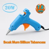 7.5 mm 20W Sıcak İnce Mum Silikon Tabancası 190°C Hızlı Isınan Güçlü Yapıştırıcı Tabanca Ergonomik thumbnail 2