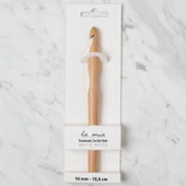 La Mia Whitewood 10 mm 15.5 cm Ahşap Yün Tığ thumbnail 1