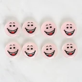 Loren Crafts 8'li Gülen Yüz Düğme - 1025 thumbnail 2