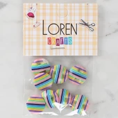 Loren Crafts 8'li Desenli Düğme - 1104 thumbnail 1