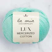 La Mia Lux Mercerized Cotton Su Yeşili El Örgü İpi - 137 - 33750 thumbnail 1