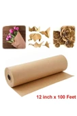 Enerji ambalaj Kraft Kağıt Rulo 50cm 20metre Ambalaj Ve Çeyiz Paketleme Kağıdı Çiçek Kağıdı thumbnail 2