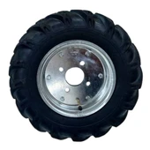 bluebee 4.00x8 Lastik + 32x250mm Mil + 3inç Jant dahil Çapa Makinesi Teker Takımı thumbnail 3