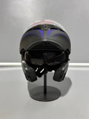 Jk-902 Güneş Vizörlü Çene Açılır Kask H8 BLUE - 7