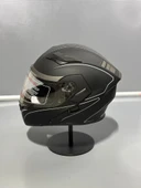 Jk-902 Güneş Vizörlü Çene Açılır Kask H8 GREY - 3